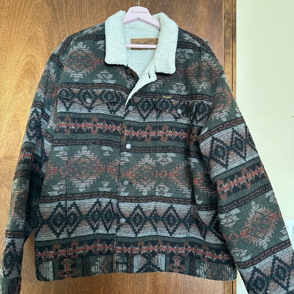Vintage Wrangler Aztec Sherpa jacket - Picture 3 of 7